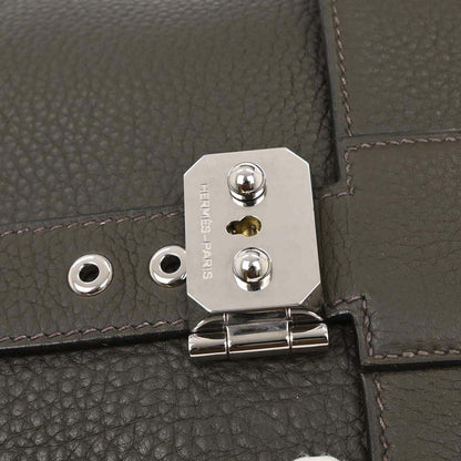 Hermes Taurillon Clemence Sac a Depeches DPLG Business Handbag