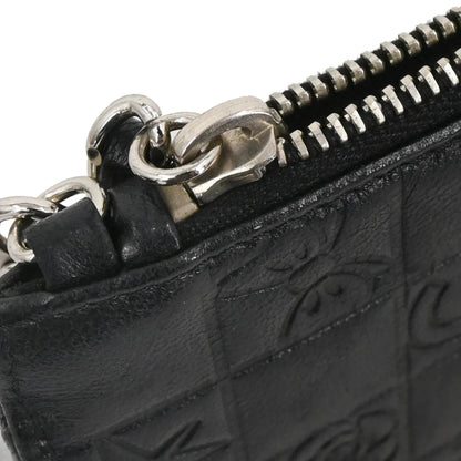 Chanel 2004-2005 Black Lambskin Icon Chain Handbag