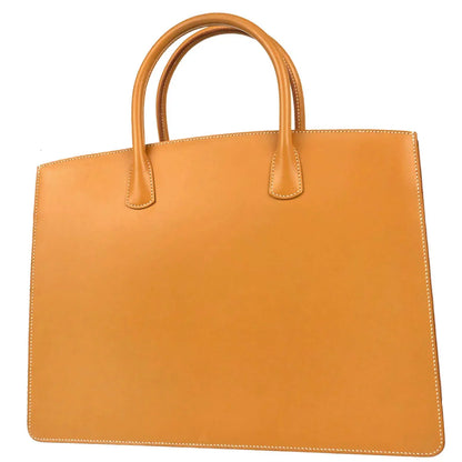 Hermes 2000 Natural Vache White Bus GM Tote Handbag