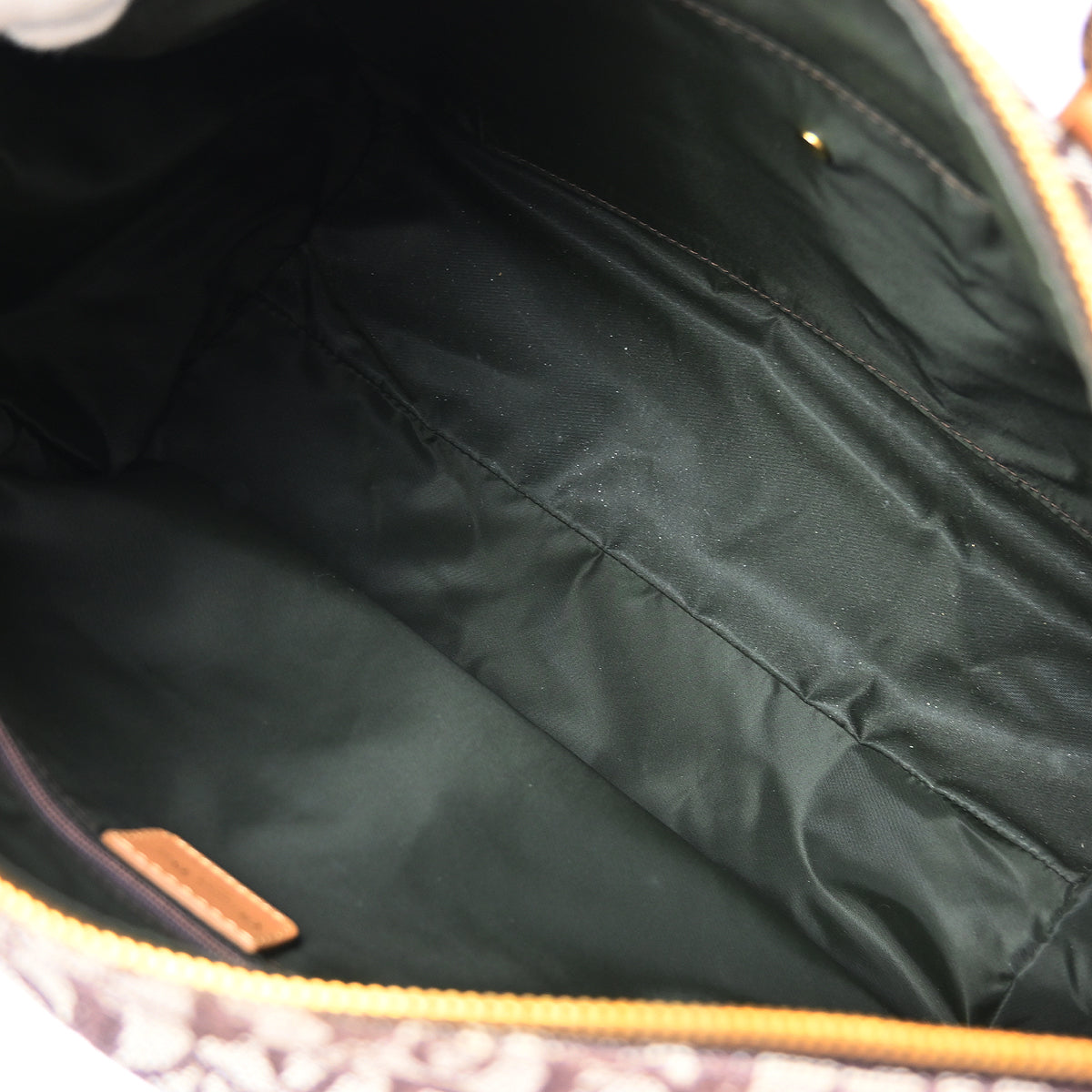 Christian Dior 2002 Brown Trotter Duffle Handbag