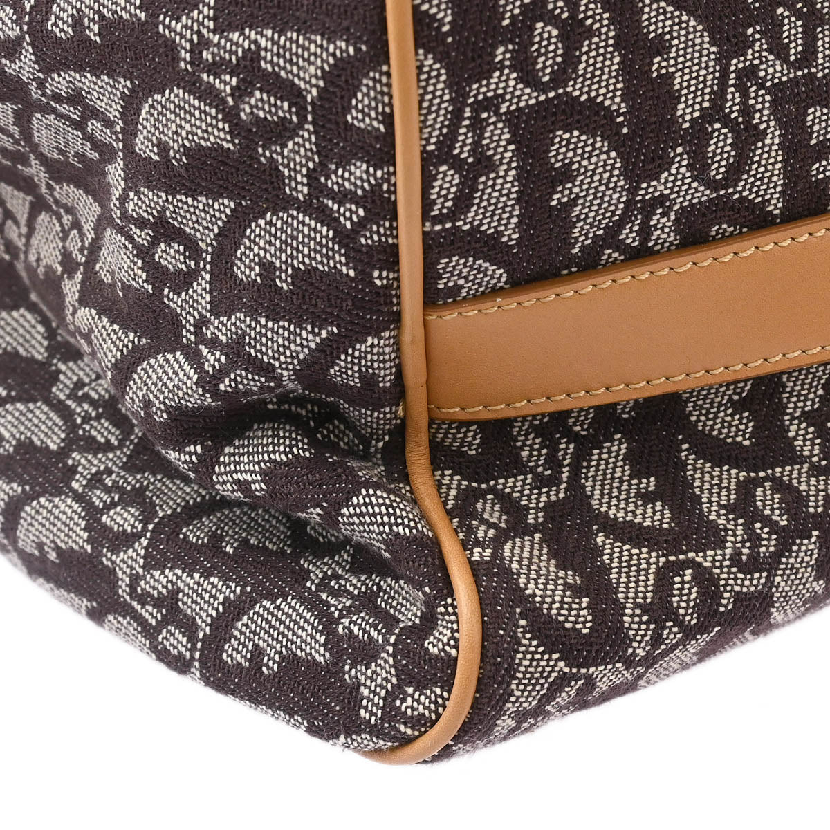 Christian Dior 2002 Brown Trotter Duffle Handbag