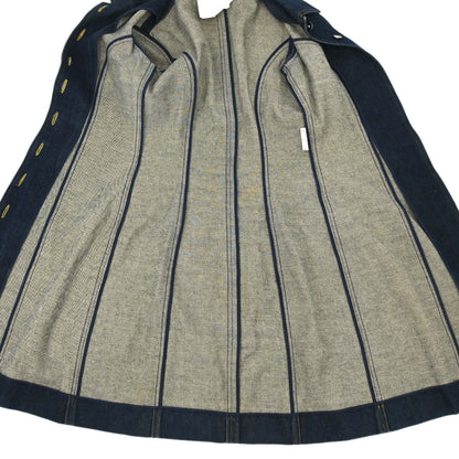 Chanel 1997 CC logo-buttons denim dress