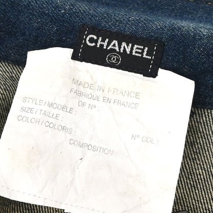 Chanel 1997 CC logo-buttons denim dress