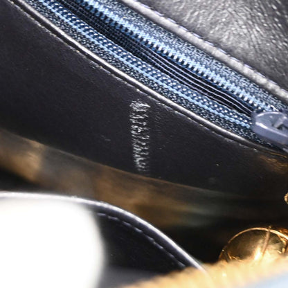 Chanel 1991-1994 Navy Caviar Camera Bag Small