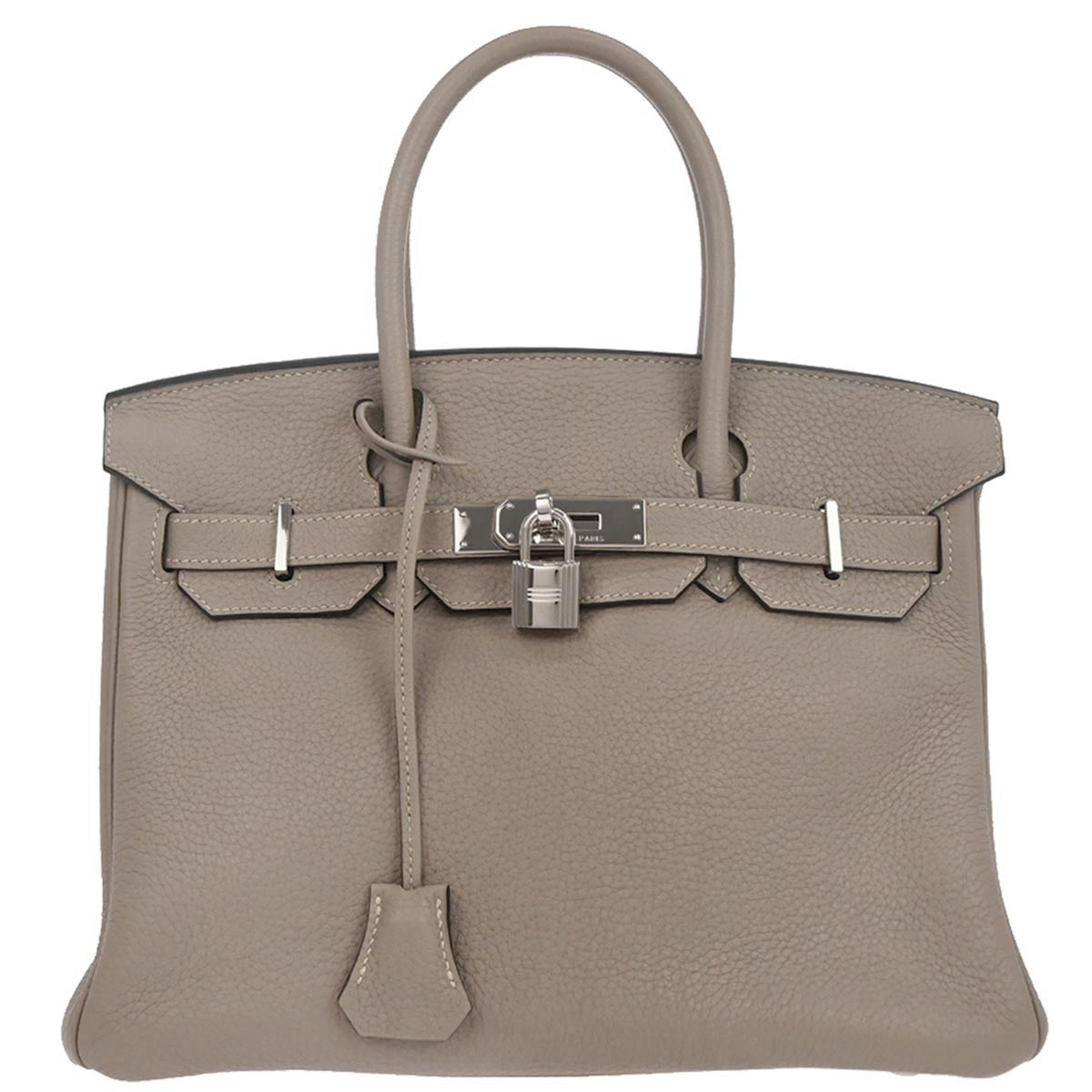 Hermes Gris Tourterelle Togo Birkin 30 Handbag