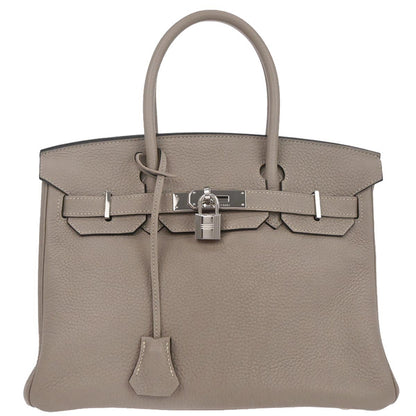 Hermes Gris Tourterelle Togo Birkin 30 Handbag