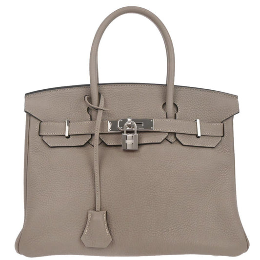 Hermes Gris Tourterelle Togo Birkin 30 Handbag