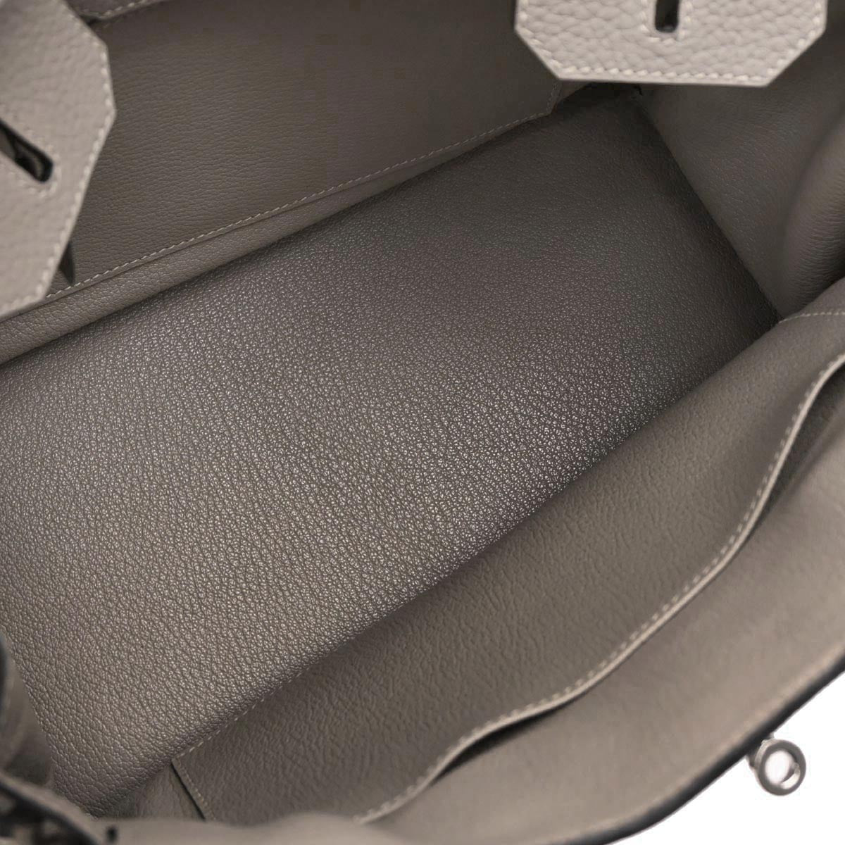 Hermes Gris Tourterelle Togo Birkin 30 Handbag