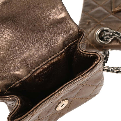 Chanel 2008-2009 Bronze Calfskin 2.55 Classic Double Flap Bag