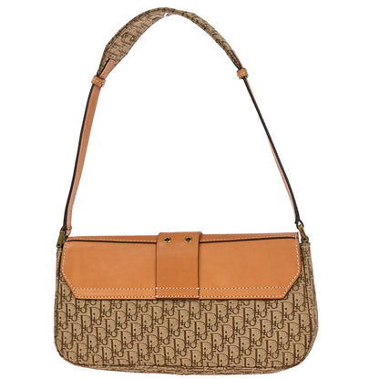 Christian Dior Brown Beige Street Chic Trotter Handbag