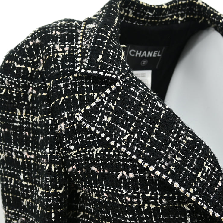 Chanel Emblem Single Breasted Jacket Black 05C #38