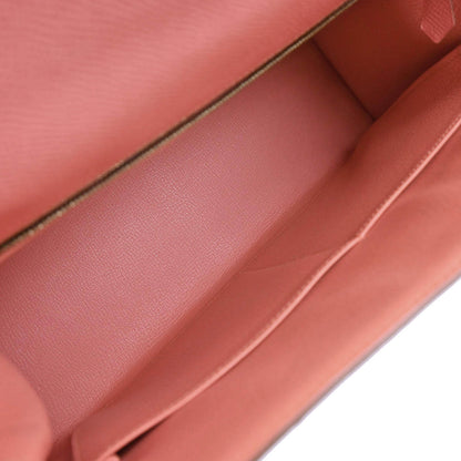 Hermes 2014 Flamingo Epsom Kelly 32 Sellier 2way Shoulder Handbag