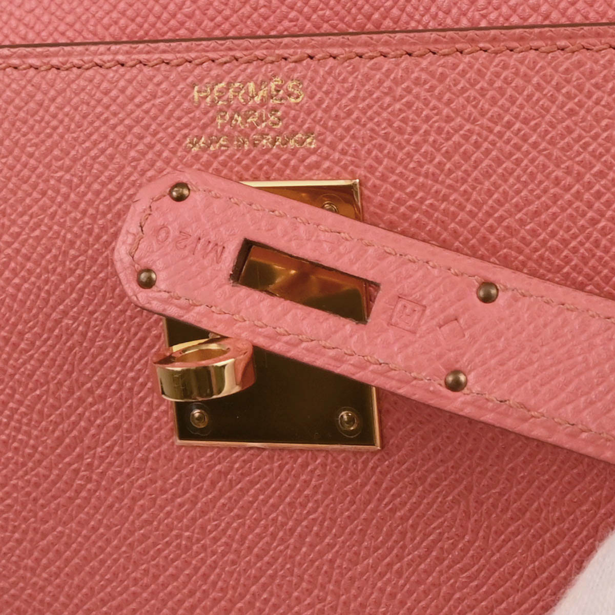 Hermes 2014 Flamingo Epsom Kelly 32 Sellier 2way Shoulder Handbag