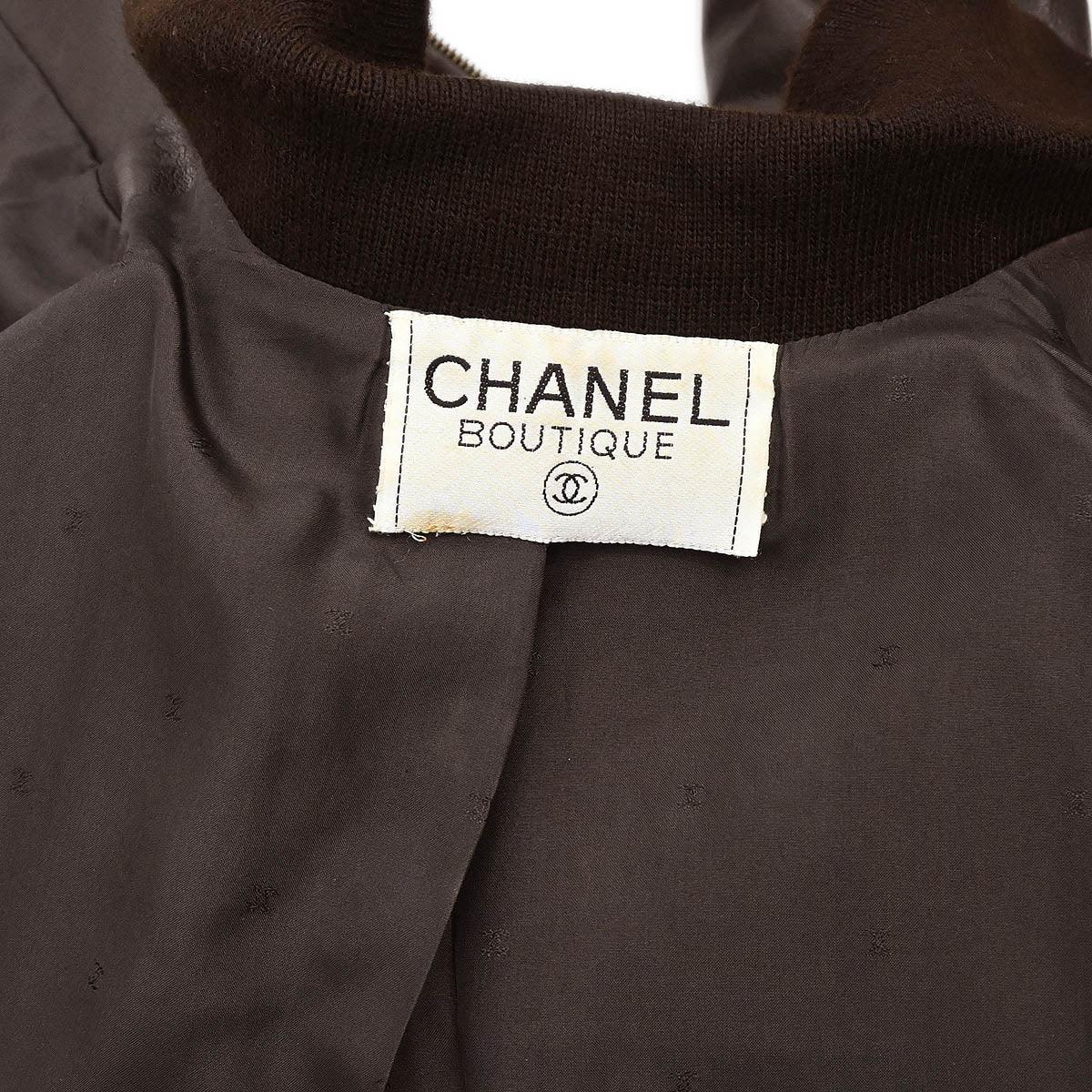 Chanel Zip Up Leather Jacket Brown – AMORE Vintage Tokyo