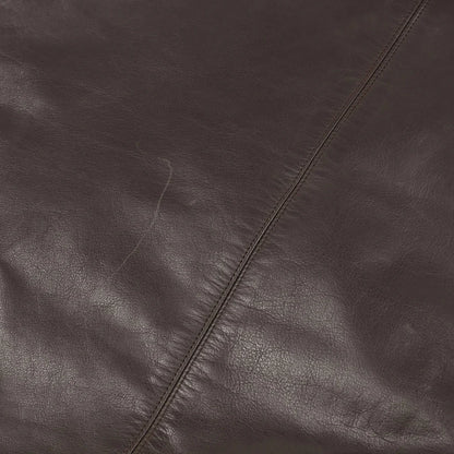 Chanel Zip Up Leather Jacket Brown