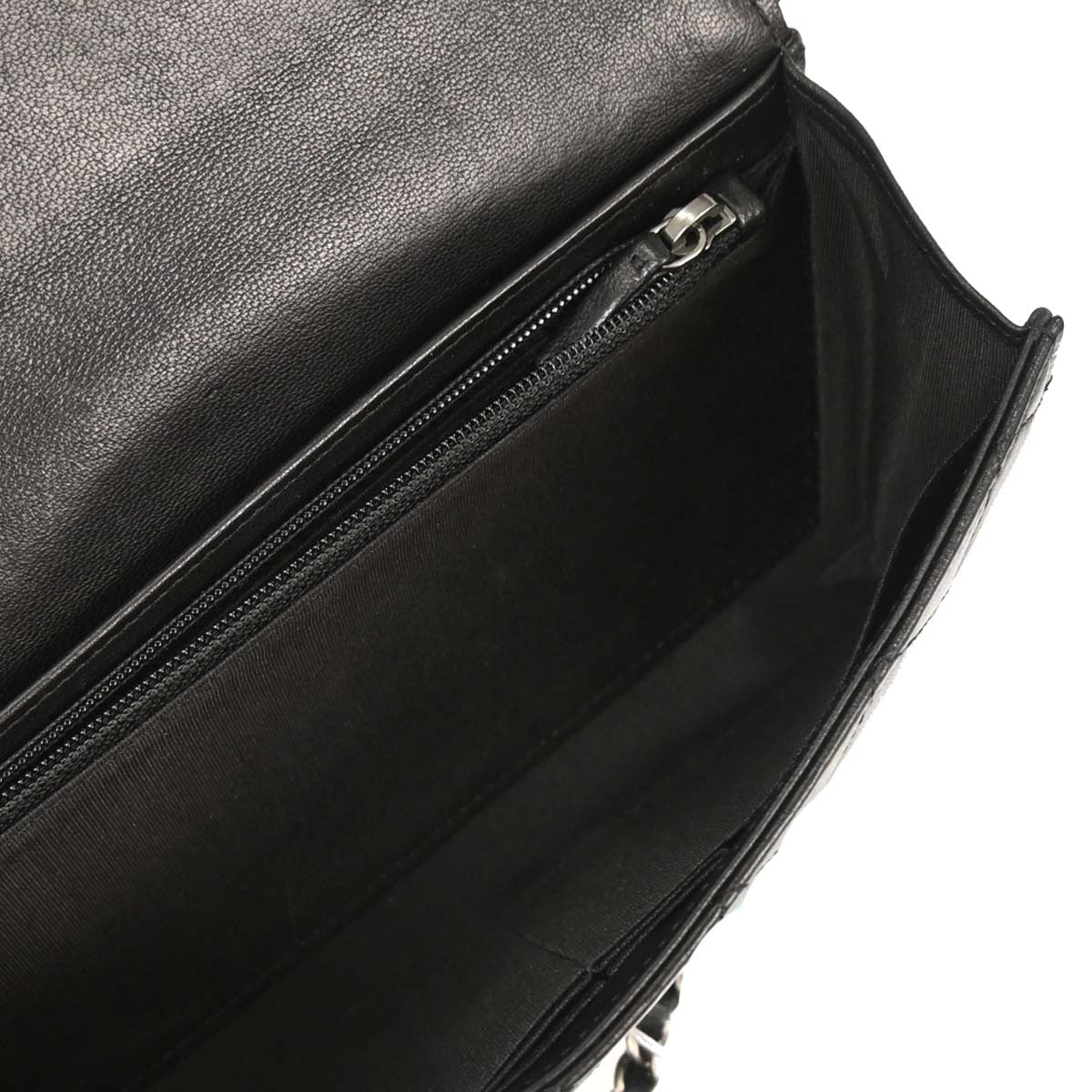 Boy Chanel 2014-2015 Black Lambskin Chain WOC Shoulder Bag