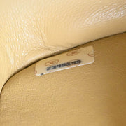 Chanel 1991-1994 Beige Lambskin Shoulder Bag