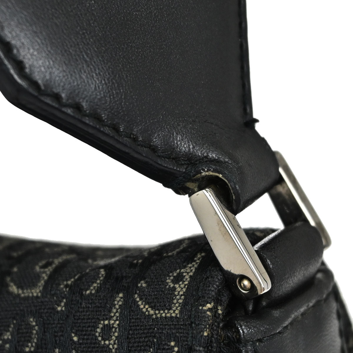 Christian Dior Black Trotter Street Chic Shoulder Bag