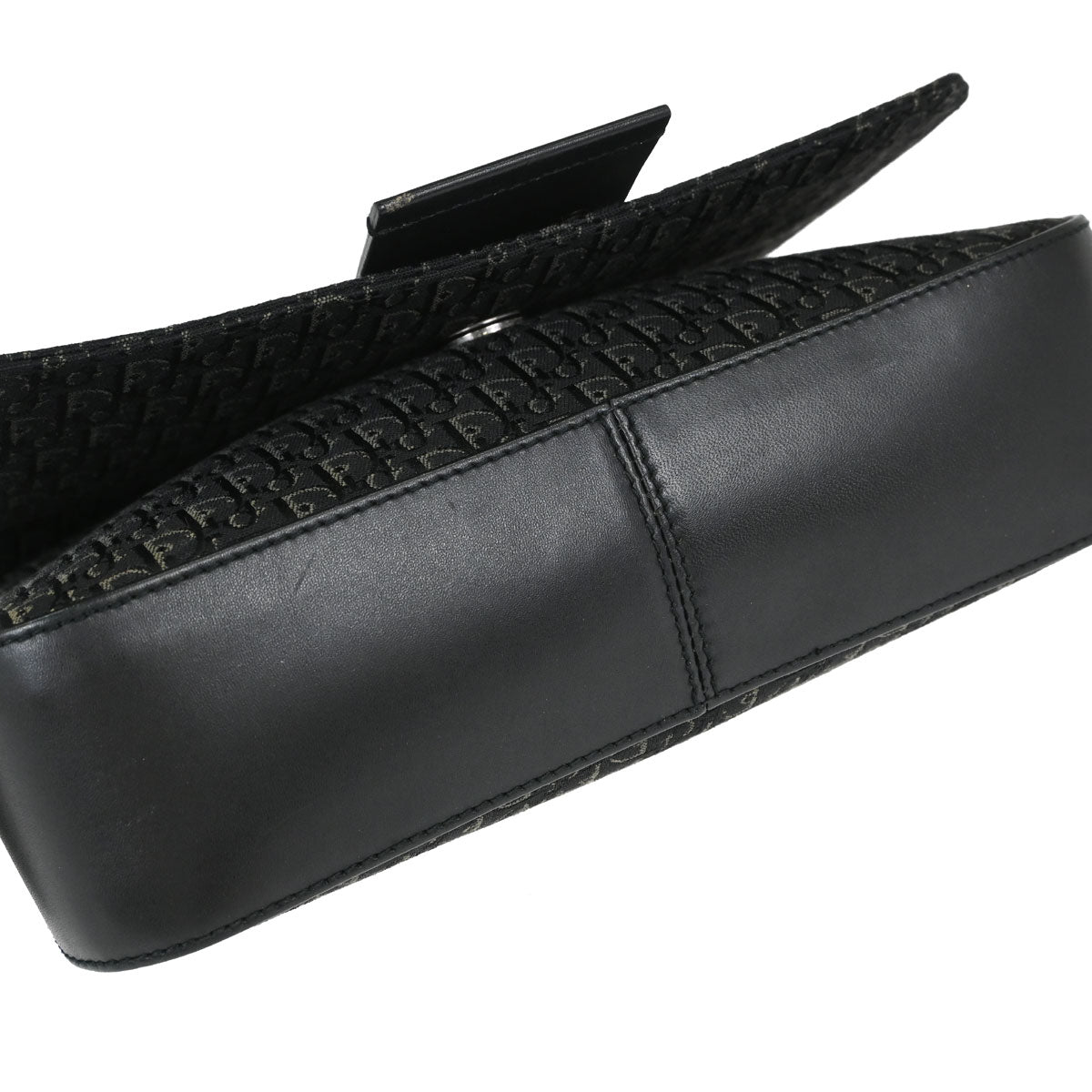 Christian Dior Black Trotter Street Chic Shoulder Bag