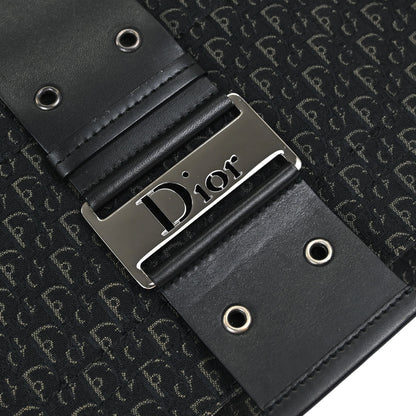 Christian Dior Black Trotter Street Chic Shoulder Bag