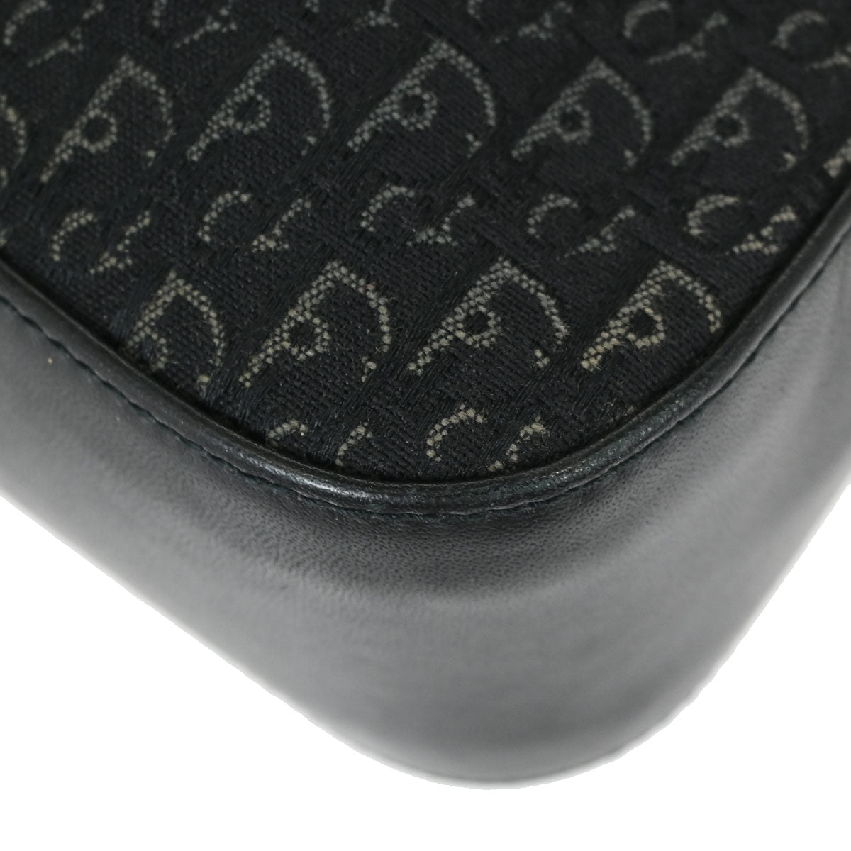 Christian Dior Black Trotter Street Chic Shoulder Bag