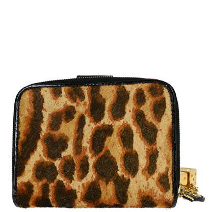 Christian Dior Brown Pony Hair Gambler Dice Handbag