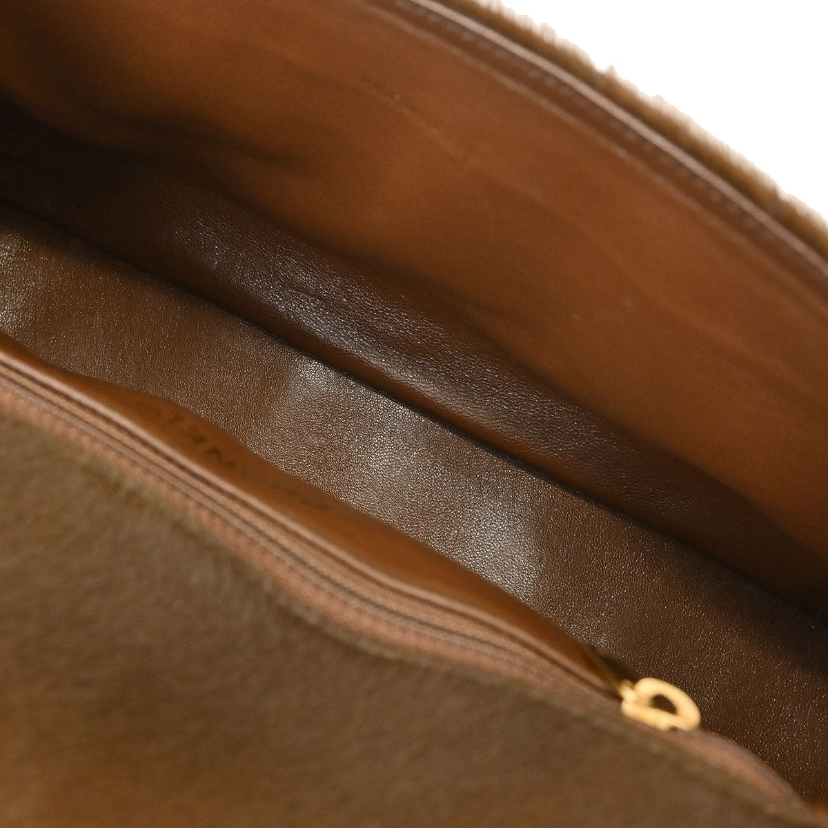 Chanel * 2000-2002 Brown Pony Hair Choco Bar Single Flap Shoulder Bag