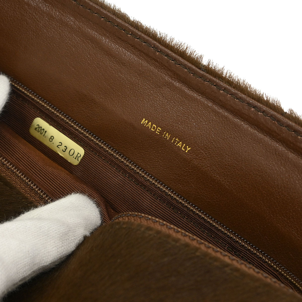 Chanel * 2000-2002 Brown Pony Hair Choco Bar Single Flap Shoulder Bag