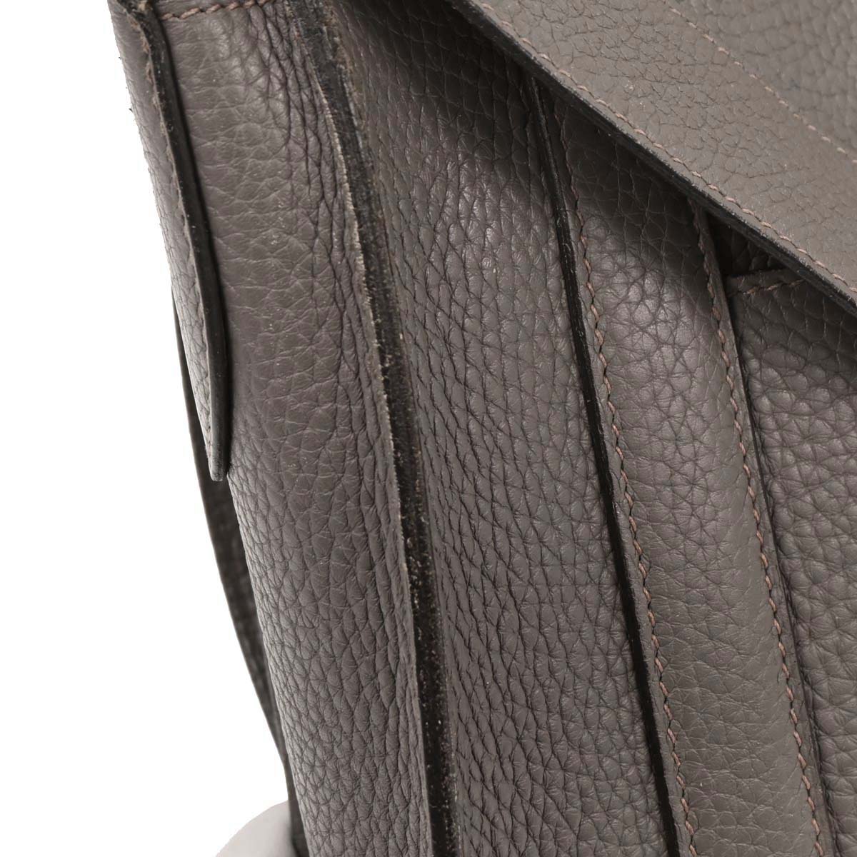 Hermes Etain Taurillon Clemence Steve Caporal 27 Shoulder Bag