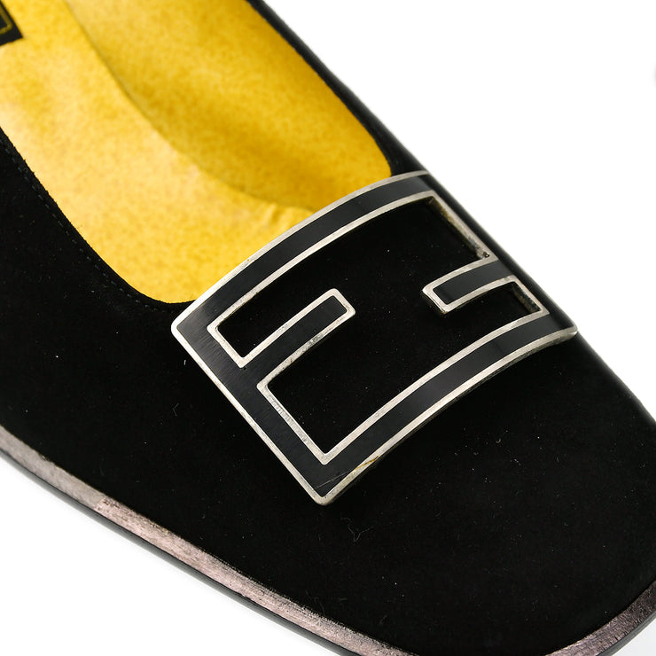 Fendi * Black Suede Shoes Pumps #37