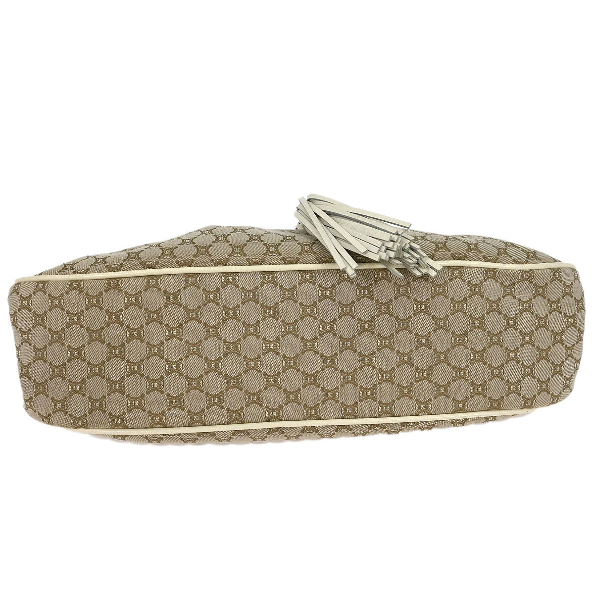 Celine * Beige Macadam Shoulder Bag