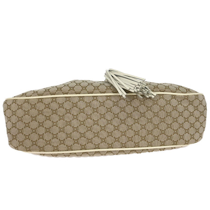 Celine * Beige Macadam Shoulder Bag