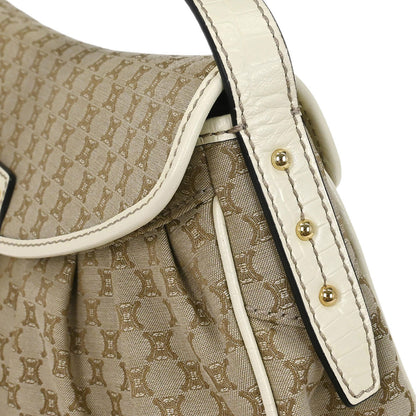 Celine * Beige Macadam Shoulder Bag