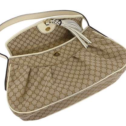 Celine * Beige Macadam Shoulder Bag