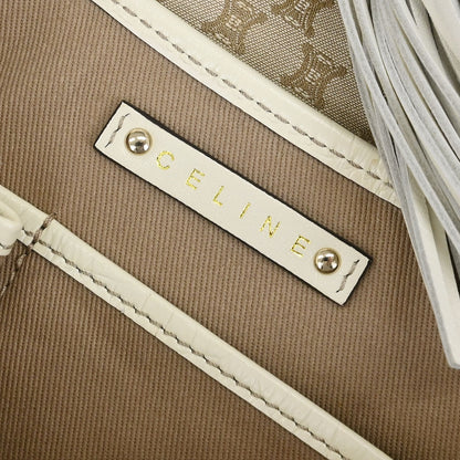 Celine * Beige Macadam Shoulder Bag