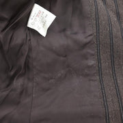 Christian Dior Collarless Single Breasted Jacket Brown #11