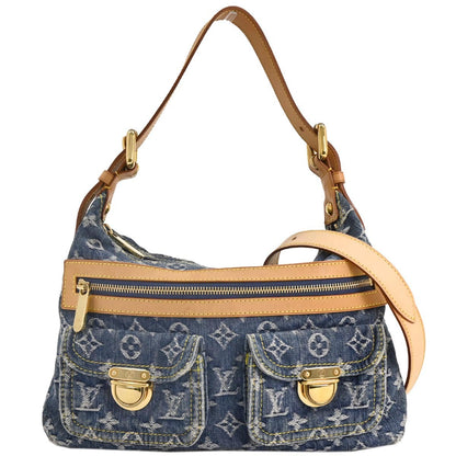 Louis Vuitton Blue Monogram Denim Baggy PM Shoulder Bag M95049