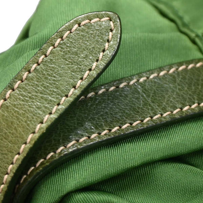 Prada Green Nylon 2way Shoulder Handbag