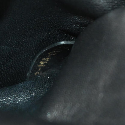 Christian Dior Black Tweed Rock Chain Shoulder Bag