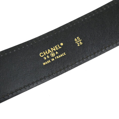 Chanel Black Belt #65/26 96A Small Good