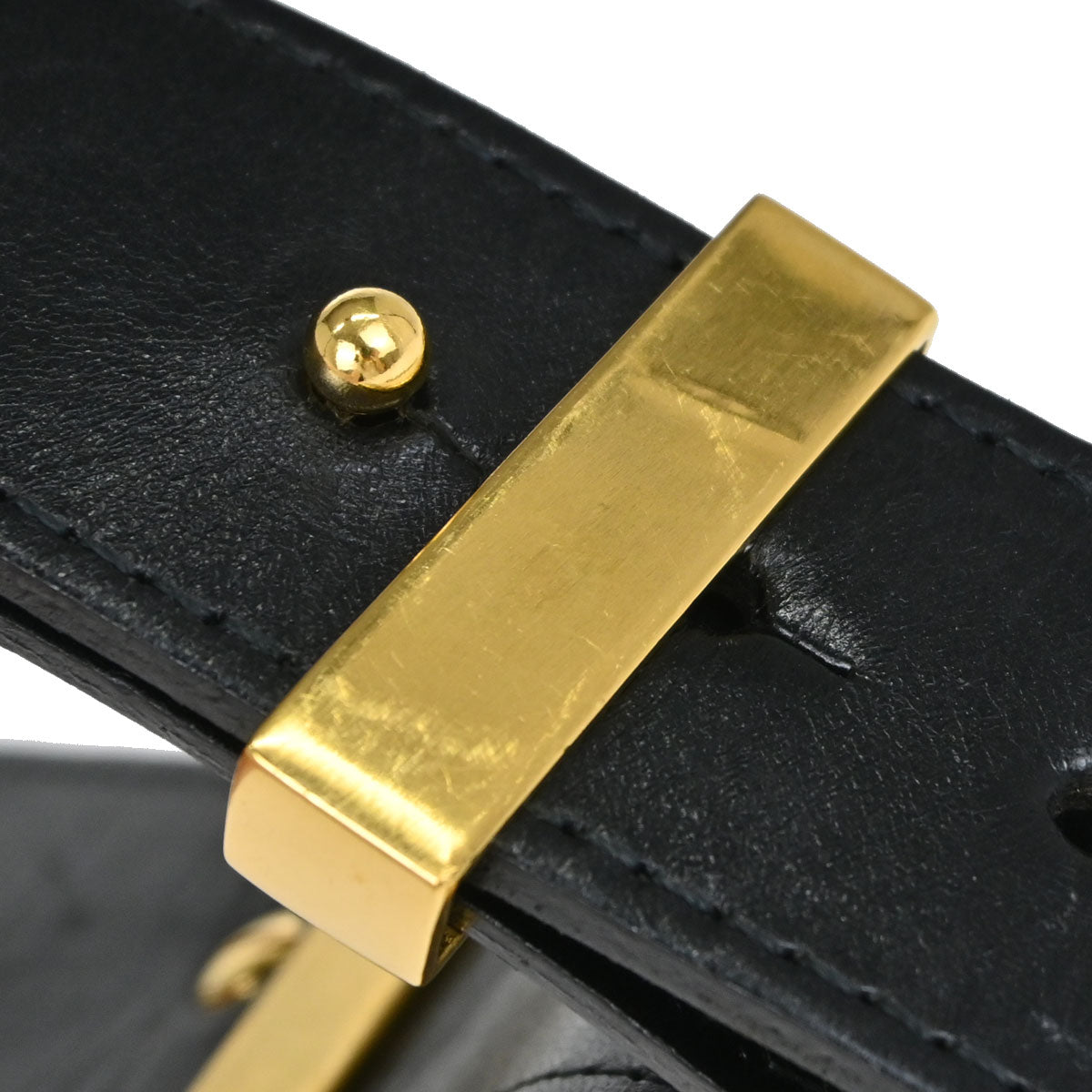 Chanel Black Leather Belt #75/30 96A Small Good