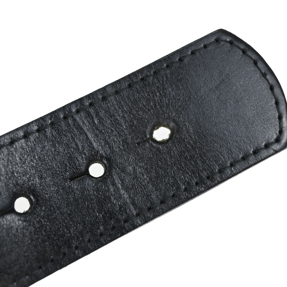 Chanel Black Leather Belt #75/30 96A Small Good