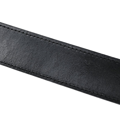 Chanel Black Leather Belt #75/30 96A Small Good
