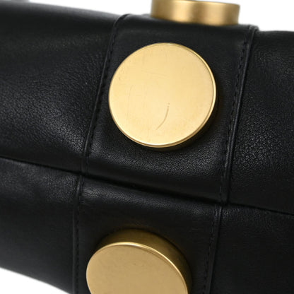 Chanel Black Calfskin Barrel Bag Handbag