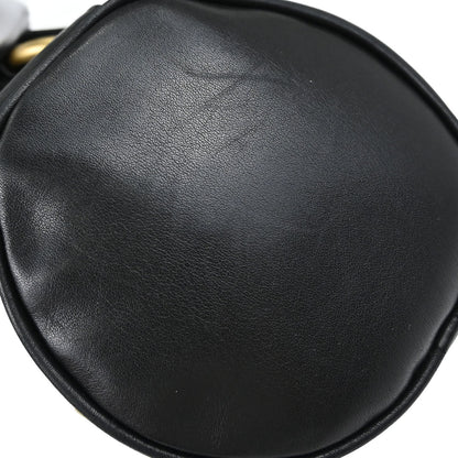 Chanel Black Calfskin Barrel Bag Handbag