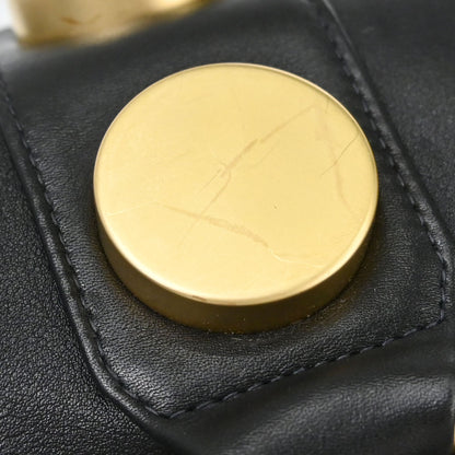 Chanel Black Calfskin Barrel Bag Handbag