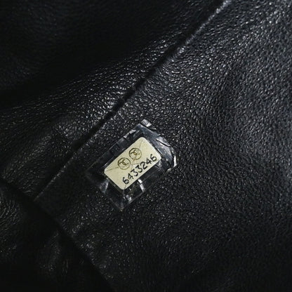 Chanel Black Calfskin Barrel Bag Handbag