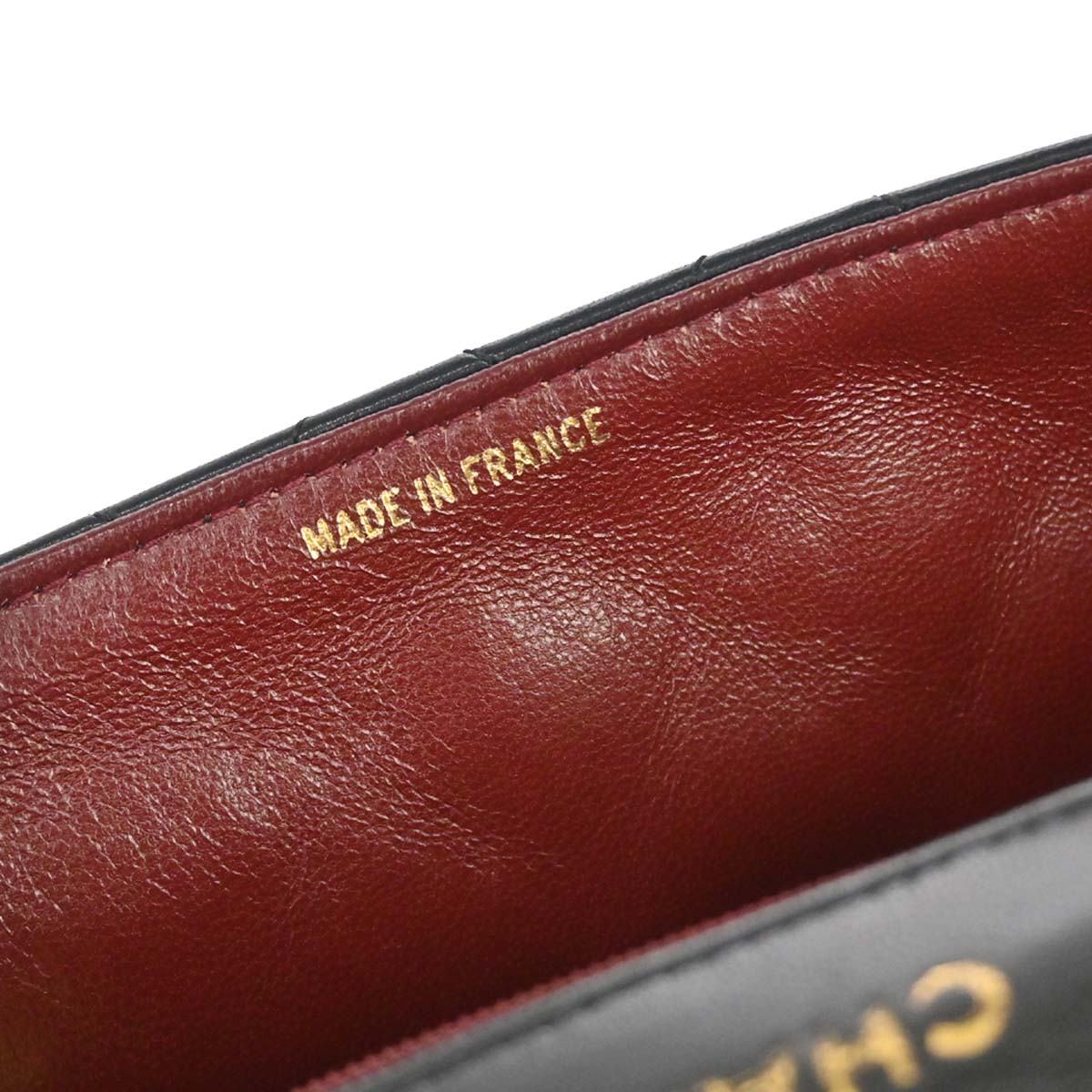 Chanel 1989-1991 Black Lambskin Single Flap Shoulder Bag