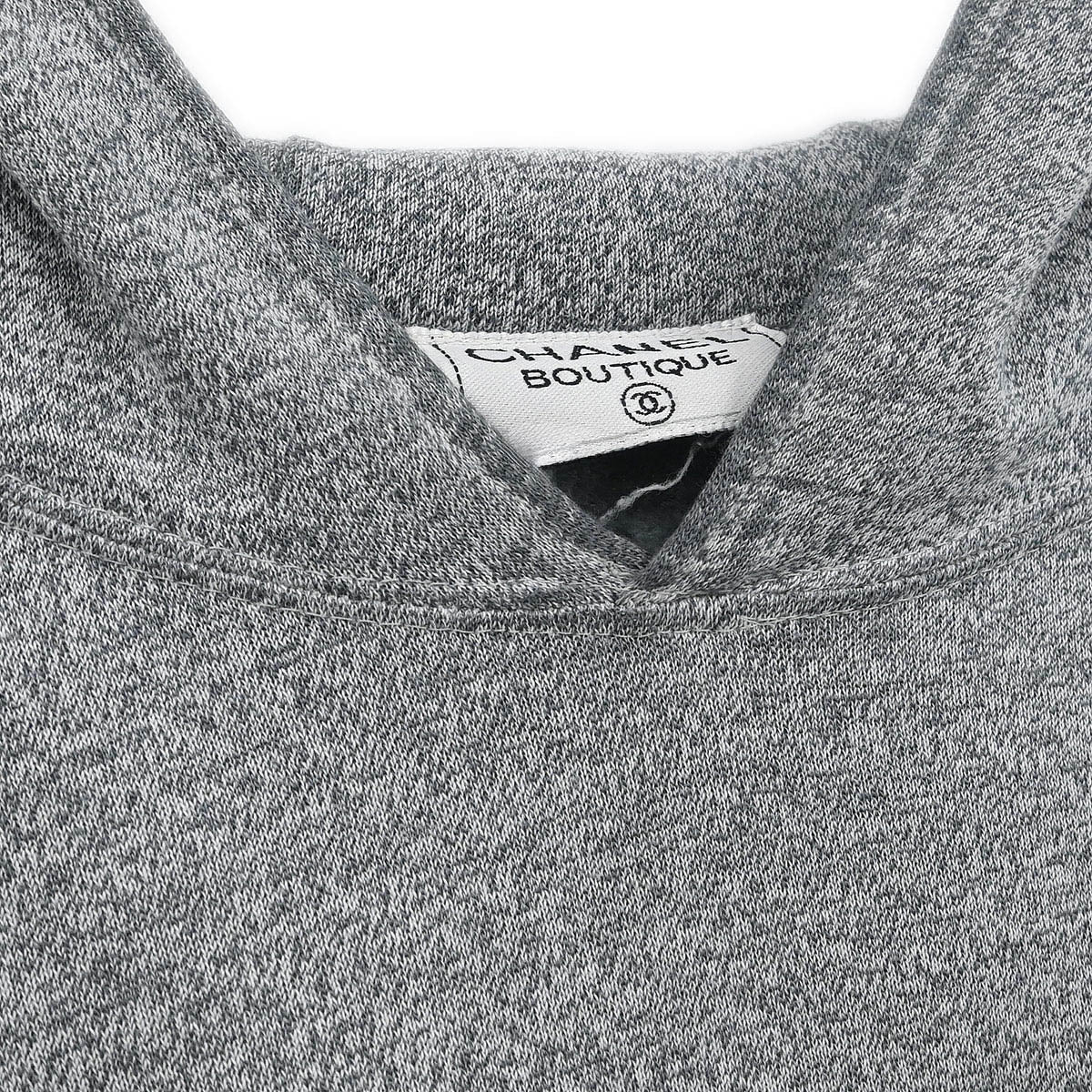 Chanel Long Sleeve Top Sweater Gray