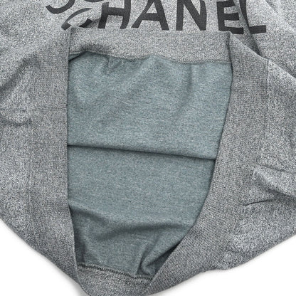 Chanel Long Sleeve Top Sweater Gray